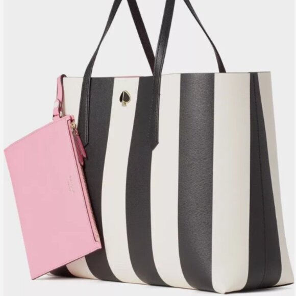 kate spade Handbags - Kate Spade New York Molly Stripe Large Tote Bag